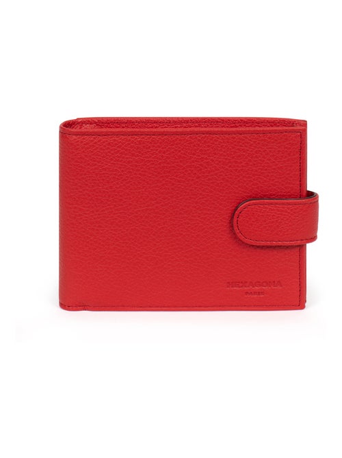 Portefeuille italien  2 volets  Cuir CONFORT - Kiabi