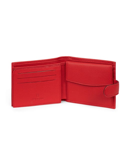 Portefeuille italien  2 volets  Cuir CONFORT - Kiabi
