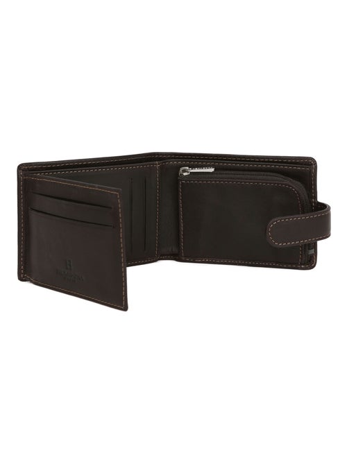 Portefeuille italien  2 volets  Cuir FÉLIN - Kiabi