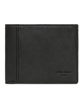 Portefeuille italien 2 volets cuir instinct hexagona