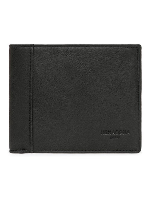 Portefeuille italien  2 volets  Cuir INSTINCT - Kiabi