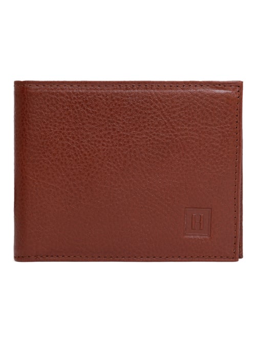 Portefeuille italien  2 volets  Cuir RÉPUBLIQUE - Kiabi