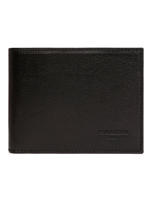 Portefeuille italien  2 volets  Cuir RÉPUBLIQUE - Kiabi