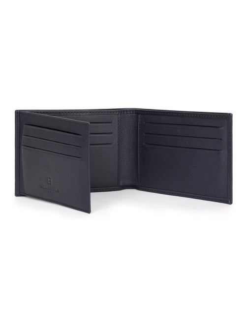 Portefeuille italien  2 volets  Cuir SOFT - Kiabi