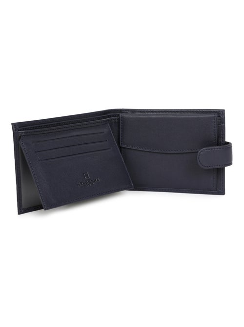 Portefeuille italien  2 volets  Cuir SOFT - Kiabi