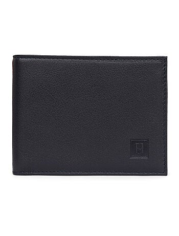 Portefeuille italien 2 volets cuir soft hexagona