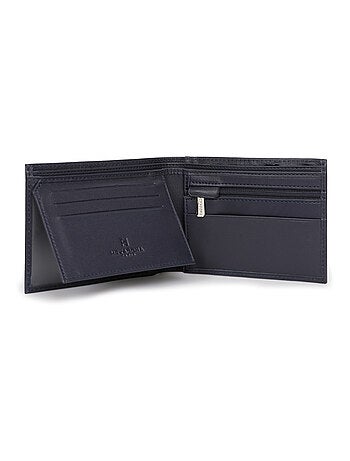 Portefeuille italien 2 volets cuir soft hexagona