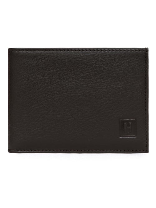 Portefeuille italien  2 volets  Cuir SOFT - Kiabi