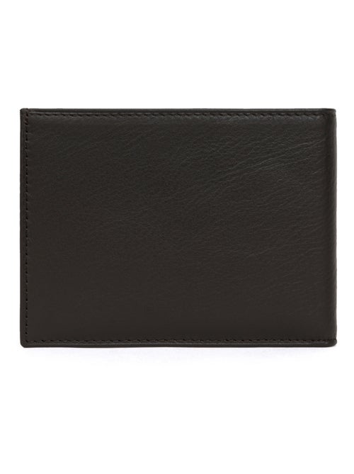 Portefeuille italien  2 volets  Cuir SOFT - Kiabi