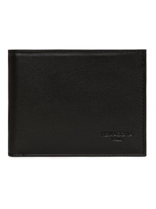 Portefeuille italien  2 volets  Cuir SOFT - Kiabi