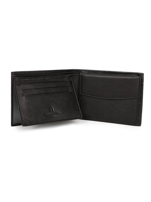 Portefeuille italien  2 volets  Cuir SOFT - Kiabi