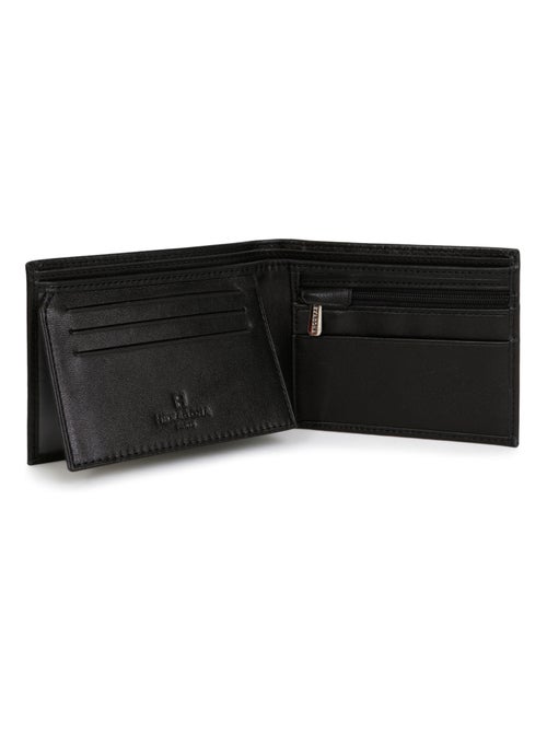 Portefeuille italien  2 volets  Cuir SOFT - Kiabi