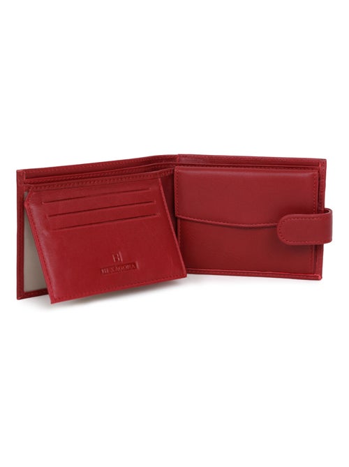 Portefeuille italien  2 volets  Cuir SOFT - Kiabi