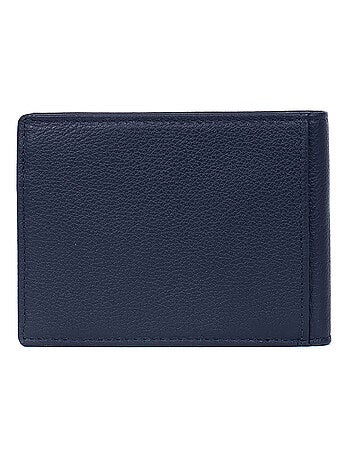 Portefeuille italien 2 volets stop rfid cuir confort hexagona