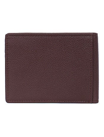 Portefeuille italien 2 volets Stop RFID Cuir CONFORT