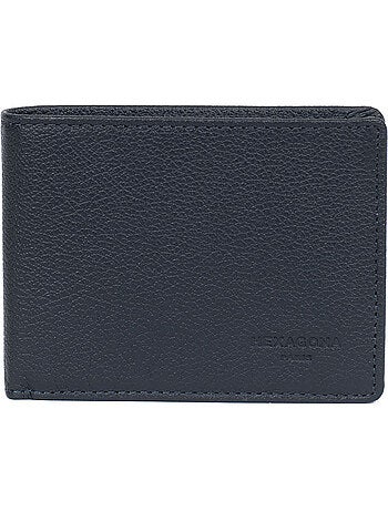 Portefeuille italien 2 volets Stop RFID Cuir de vachette CONFORT