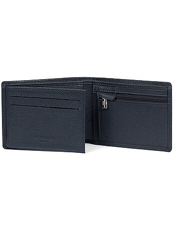 Portefeuille italien 2 volets Stop RFID Cuir de vachette CONFORT