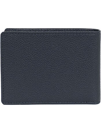 Portefeuille italien 2 volets Stop RFID Cuir de vachette CONFORT