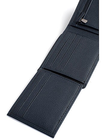 Portefeuille italien 2 volets Stop RFID Cuir de vachette CONFORT