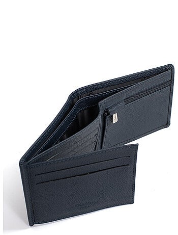 Portefeuille italien 2 volets Stop RFID Cuir de vachette CONFORT