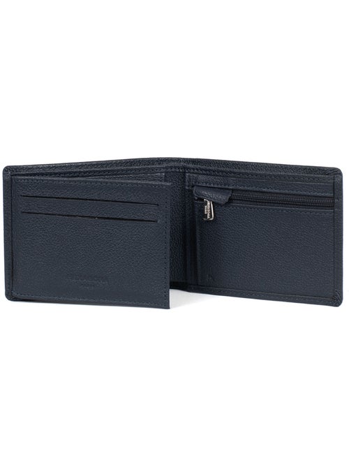 Portefeuille italien 2 volets Stop RFID Cuir de vachette CONFORT - Kiabi Portefeuille italien 2 volets Stop RFID Cuir de vachette CONFORT - Kiabi