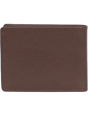Portefeuille italien 2 volets Stop RFID Cuir de vachette CONFORT