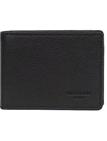 Portefeuille italien 2 volets Stop RFID Cuir de vachette CONFORT