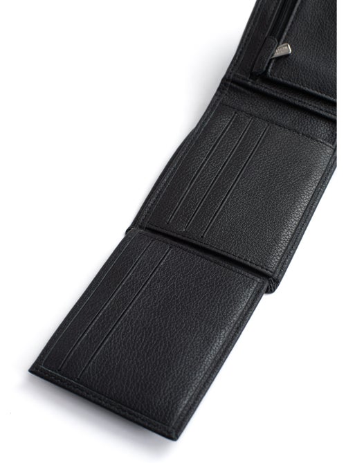 Portefeuille italien 2 volets Stop RFID Cuir de vachette CONFORT - Kiabi Portefeuille italien 2 volets Stop RFID Cuir de vachette CONFORT - Kiabi