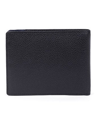 Portefeuille italien 2 volets stop rfid cuir duo hexagona