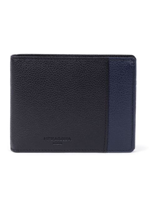 Portefeuille italien  2 volets  Stop RFID  Cuir DUO - Kiabi