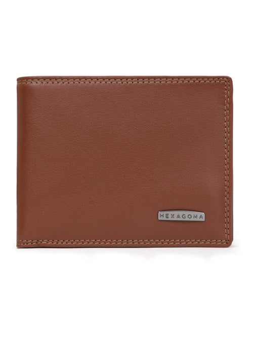 Portefeuille italien  2 volets  Stop RFID  Cuir SENSATION - Kiabi