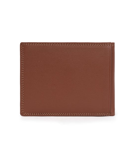 Portefeuille italien  2 volets  Stop RFID  Cuir SENSATION - Kiabi