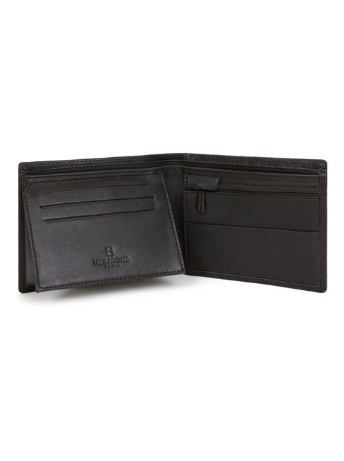 Portefeuille italien  2 volets  Stop RFID  Cuir SENSATION - Kiabi