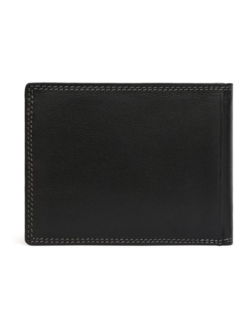 Portefeuille italien  2 volets  Stop RFID  Cuir SENSATION - Kiabi