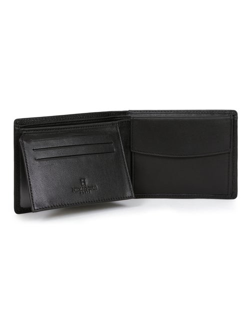 Portefeuille italien  2 volets  Stop RFID  Cuir SENSATION - Kiabi