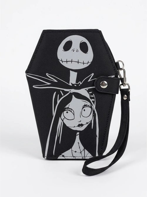 Portefeuille Jack et Sally simili cuir Disney - Kiabi