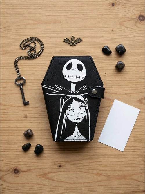 Portefeuille Jack et Sally simili cuir Disney - Kiabi