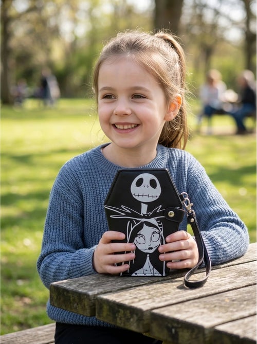 Portefeuille Jack et Sally simili cuir Disney - Kiabi