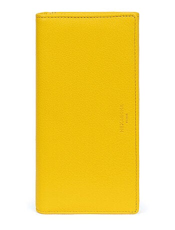 Portefeuille long 1 volet cuir confort