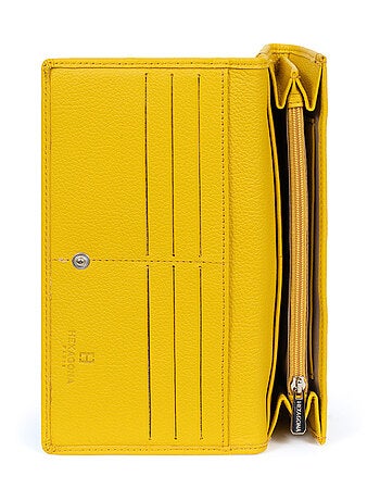 Portefeuille long 1 volet cuir confort