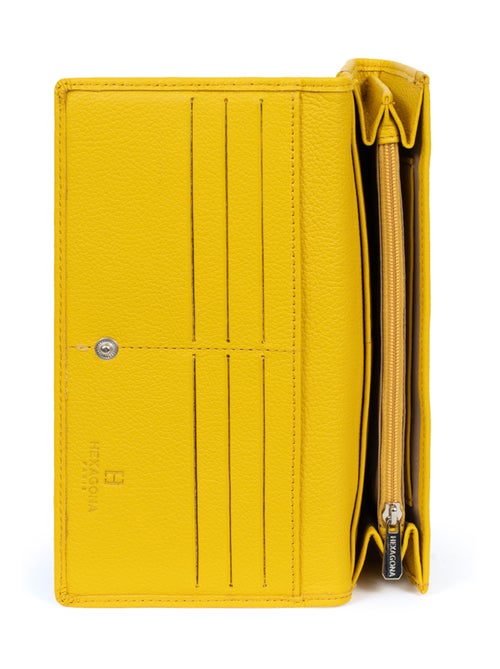 Portefeuille long  1 volet  Cuir CONFORT - Kiabi