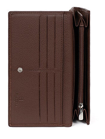 Portefeuille long 1 volet Cuir CONFORT