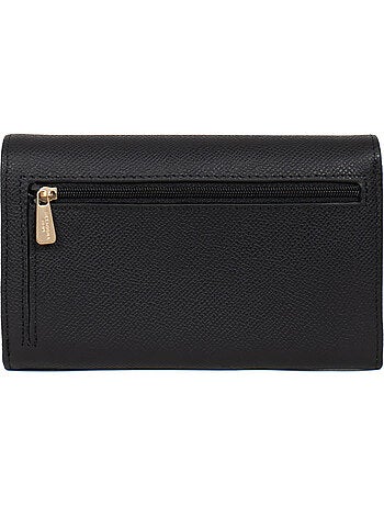 Portefeuille long 1 volet stop rfid cuir aude hexagona