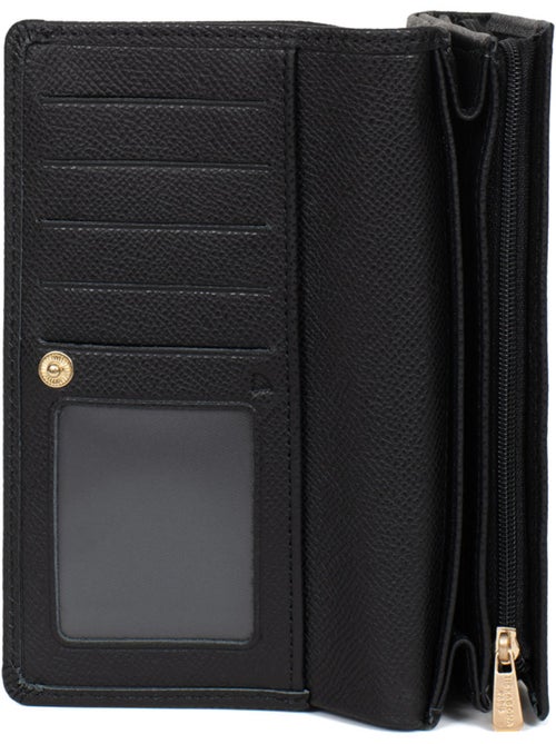 Portefeuille long  1 volet  Stop RFID  Cuir AUDE - Kiabi