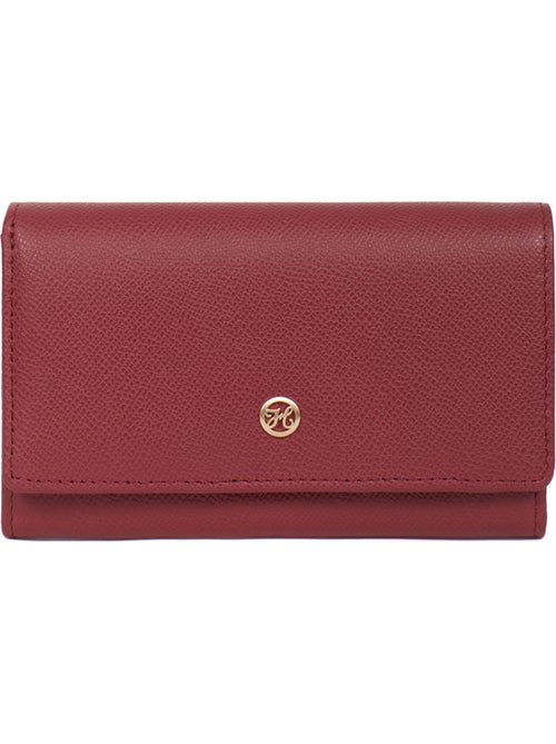 Portefeuille long  1 volet  Stop RFID  Cuir AUDE - Kiabi