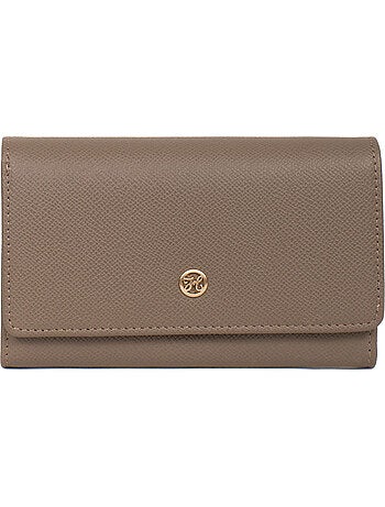 Portefeuille long 1 volet Stop RFID Cuir AUDE