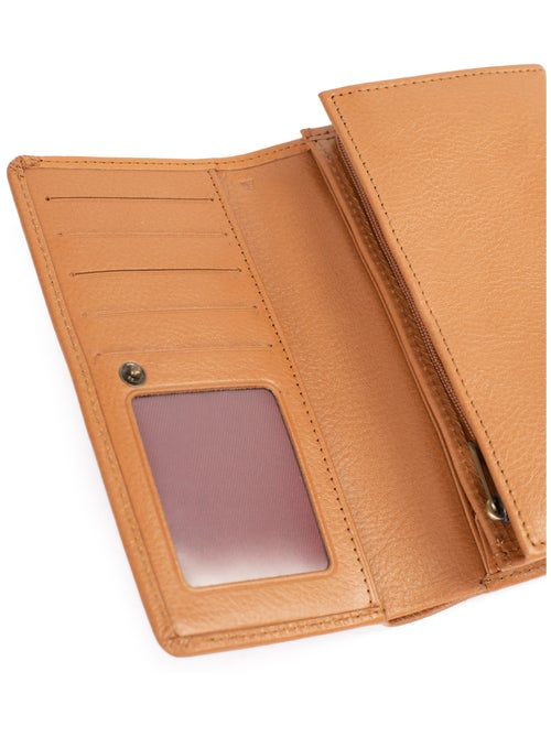 Portefeuille long  1 volet  Stop RFID  Cuir BASTILLE - Kiabi