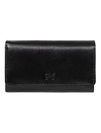 Portefeuille long 1 volet Stop RFID Cuir BASTILLE