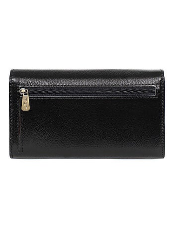 Portefeuille long 1 volet Stop RFID Cuir BASTILLE