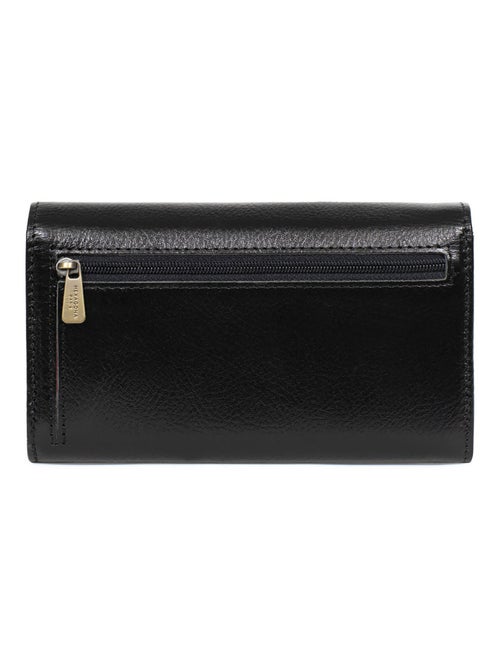 Portefeuille long  1 volet  Stop RFID  Cuir BASTILLE - Kiabi